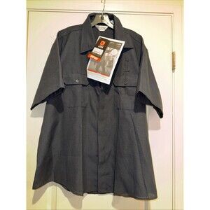 NWT Mens Lion Station Wear Nomex Work Shirt 3XL Dark Blue